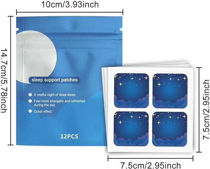 Sleep Aid 12pcs Ultimate Sleep Patches for Restful Nights