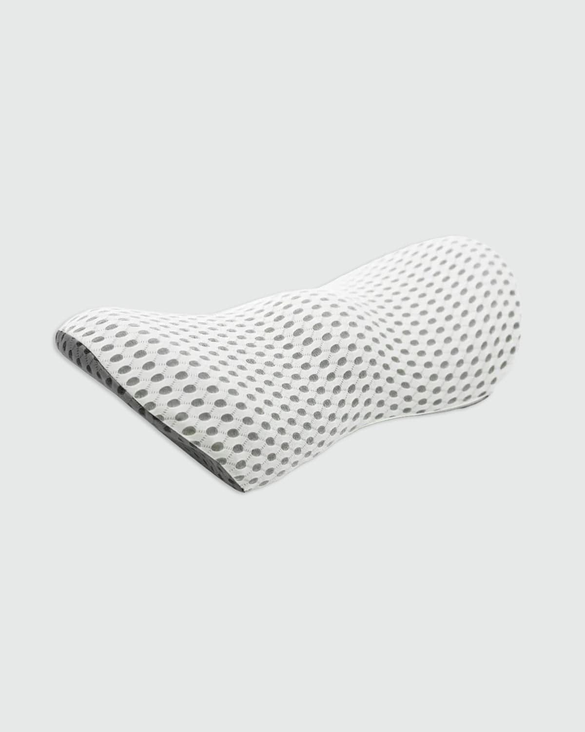 Orthopedic Pillow White Ergonomic Memory Foam Lumbar Support Pillow