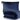 Bedding Dark Blue Lightweight Summer Blanket with Handy Clasp