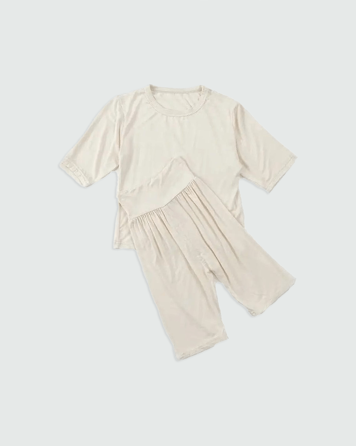 Sleep Wear Apricot / 12M Modal & Spandex Pajama Set for Kids